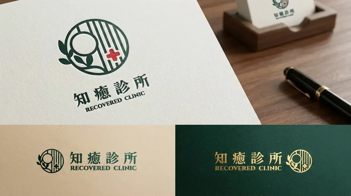 知癒診所標誌印刷應用